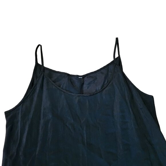 Vintage Black Silk Slip Dress - Picture 6 of 11